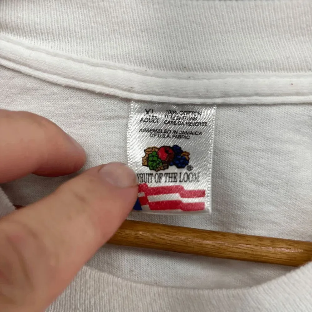 Vintage Rodger‎ Ramjet Hero Single Stitch Fruit of the Loom Shirt Size XL
